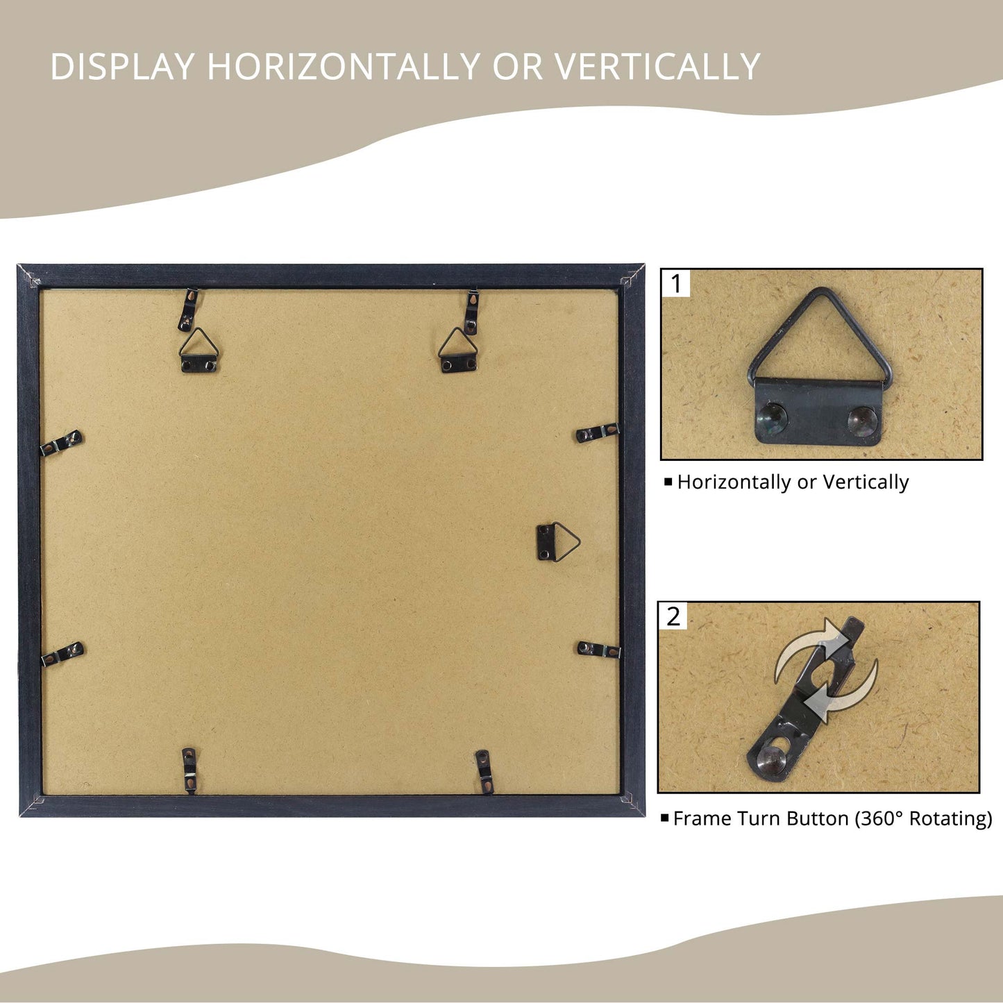 Graduation Photo Collage Frame Multi-Year School Picture Frame with 7 Openings 4X6 Pictures