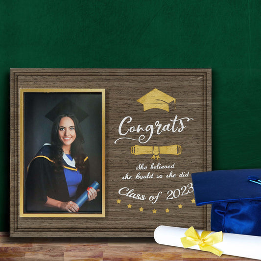 Graduation 4×6 Wooden Picture Frame Graduation Gifts