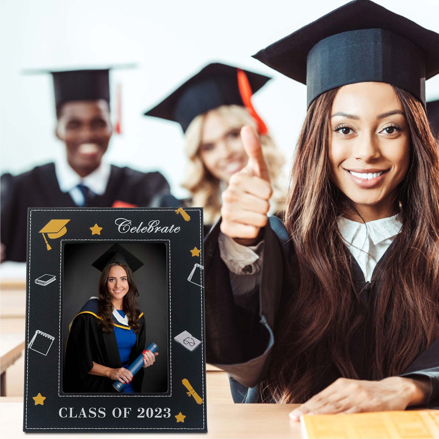 Graduation 5 x 7 PU Picture Photo Frame Graduation Gifts