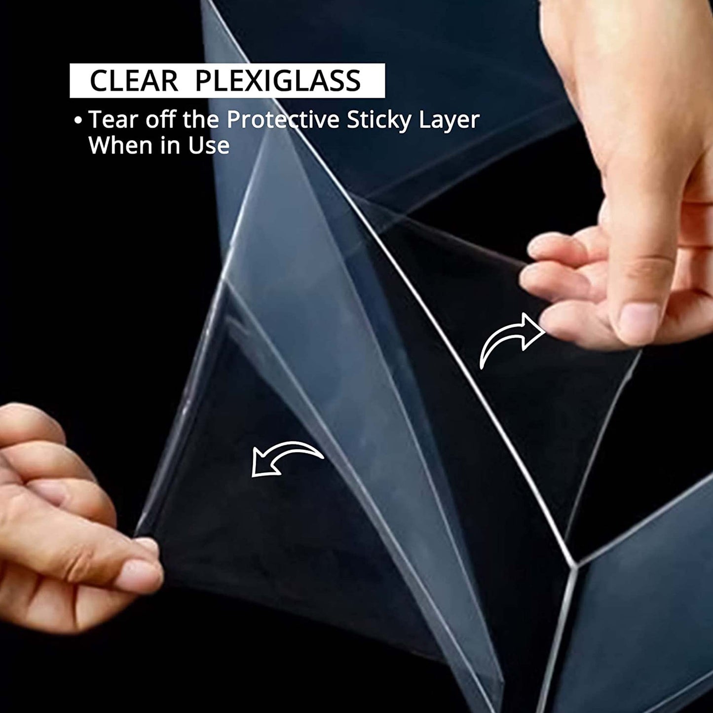 Carbonized Black Shadow Box Frame Real Glass Window Door with Hinge - 5 Sizes Available