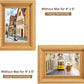 Wood Photo Frames with Real Glass for 4"×6" Pack of 2 - 3 Colors Available