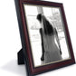 Mahogany Picture Frame Photo Display with Gold Beading pack of 2 - 3 Sizes Available