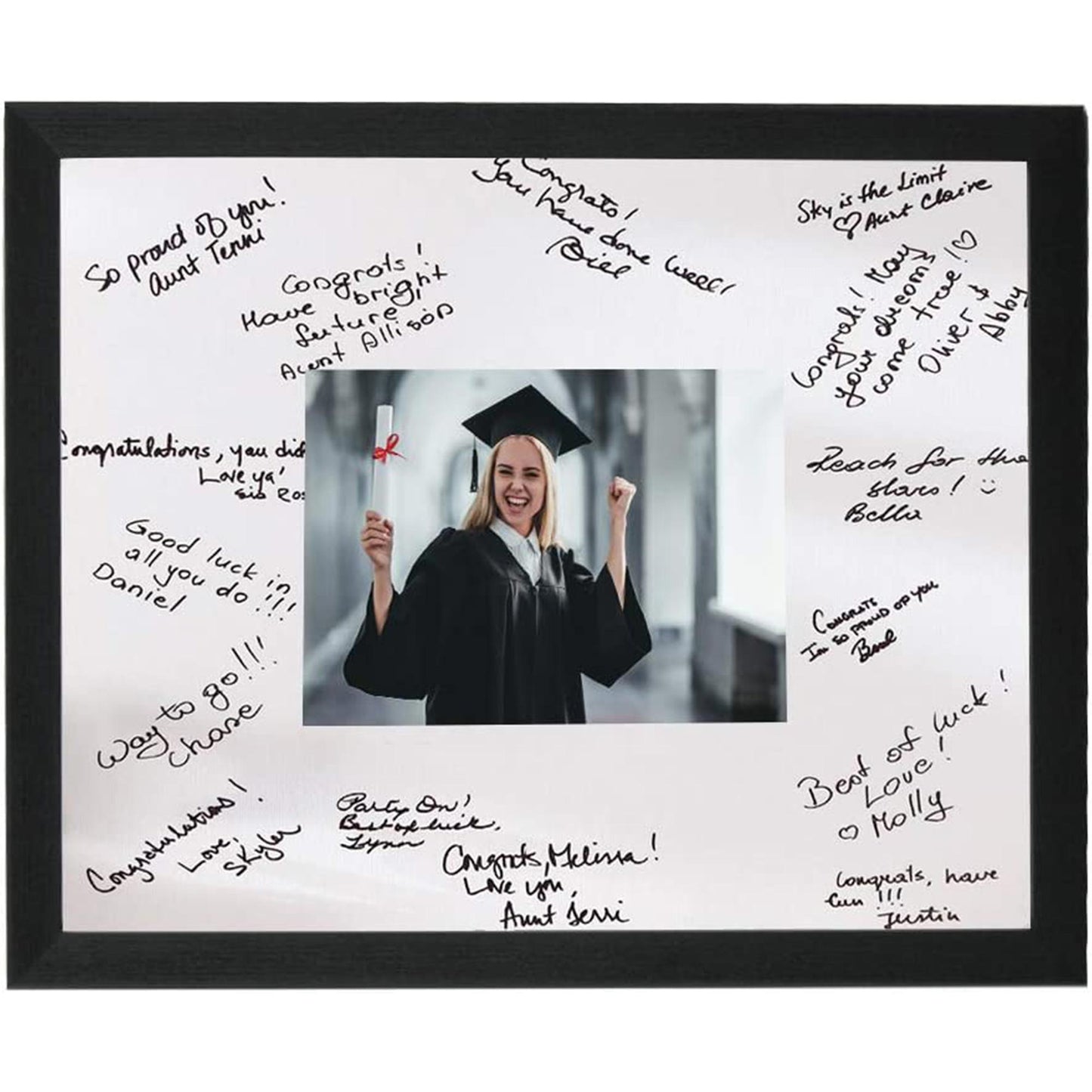 Graduation Signature Photo Frame for Photo 5'' * 7'' - 2 Sizes Available