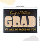 Graduation Wall Mounting 17x12 Black Picture Frame with Black Mat Displays Four 4x6 Photo