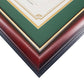 Certificate Document Diploma Real Wood Frame with Mat for 8.5" x 11" - 13 Colors Available