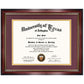 Certificate Document Diploma Real Wood Frame with Mat for 8.5" x 11" - 13 Colors Available