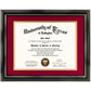 Certificate Document Diploma Real Wood Frame with Mat for 8.5" x 11" - 13 Colors Available