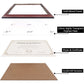 Certificate Solid Wood & UV Protection Acrylic Cherry Finish with Gold Trim for 8.5x11