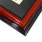 Certificate Document Diploma Cherry Finish with Intricate Black Rope Detail Solid Wood Frame with Mat for 11x14