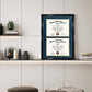 Double Certificate Document Diploma Recycled Polystyrene Frame for 8.5" x 11" - 4 Colors Available