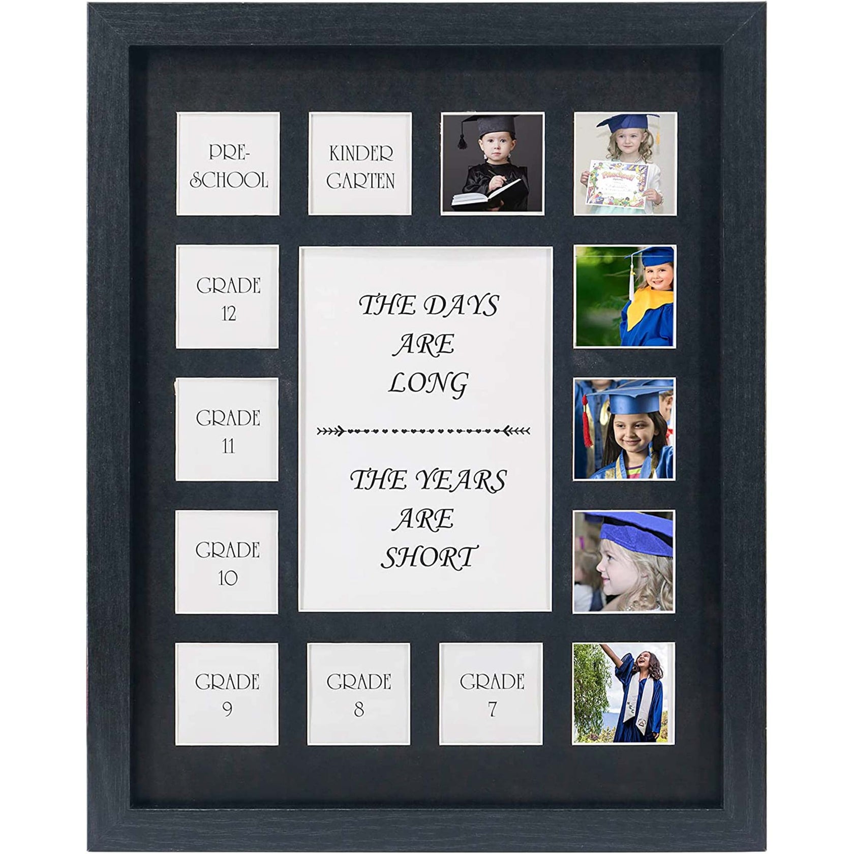 School Years Picture Frame PreSchool & Kindergarten to 12th Grade Dis