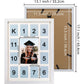 Graduation School Years K-12 Day Collage Wood with Double White Mat Photo Frame - 2 Colors Available