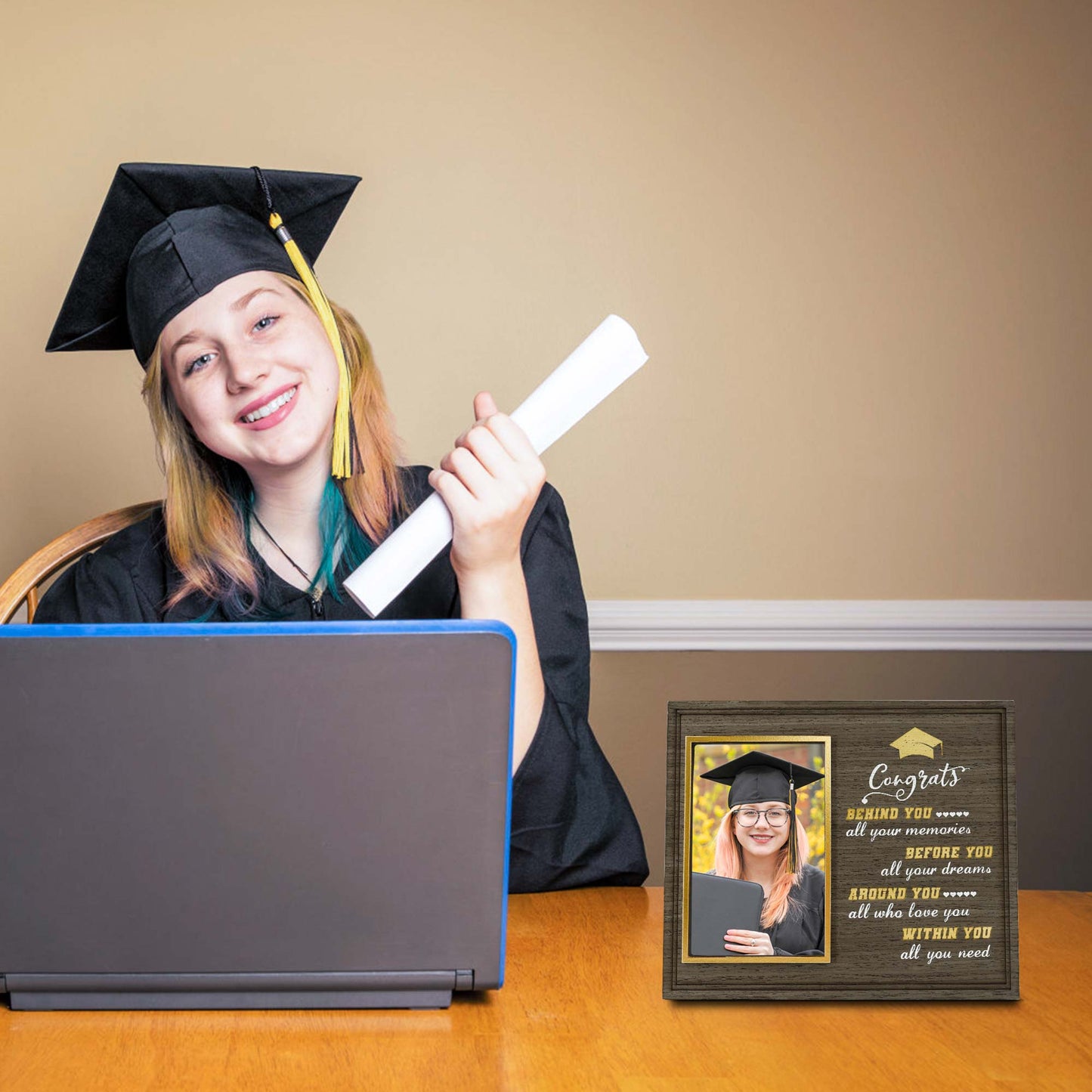 Graduation 4×6 Wooden Picture Frame Graduation Gifts