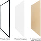 Hanging Poster Frame With UV Protection Acrylic - 5 Sizes Available