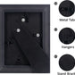 Mahogany Picture Frame Photo Display with Gold Beading pack of 2 - 3 Sizes Available