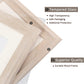 Wood Photo Frames with Real Glass for 8"×10" Pack of 2 - 3 Colors Available