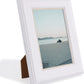 White Picture Frame Photo Display with Gold Beading pack of 2 - 3 Sizes Available