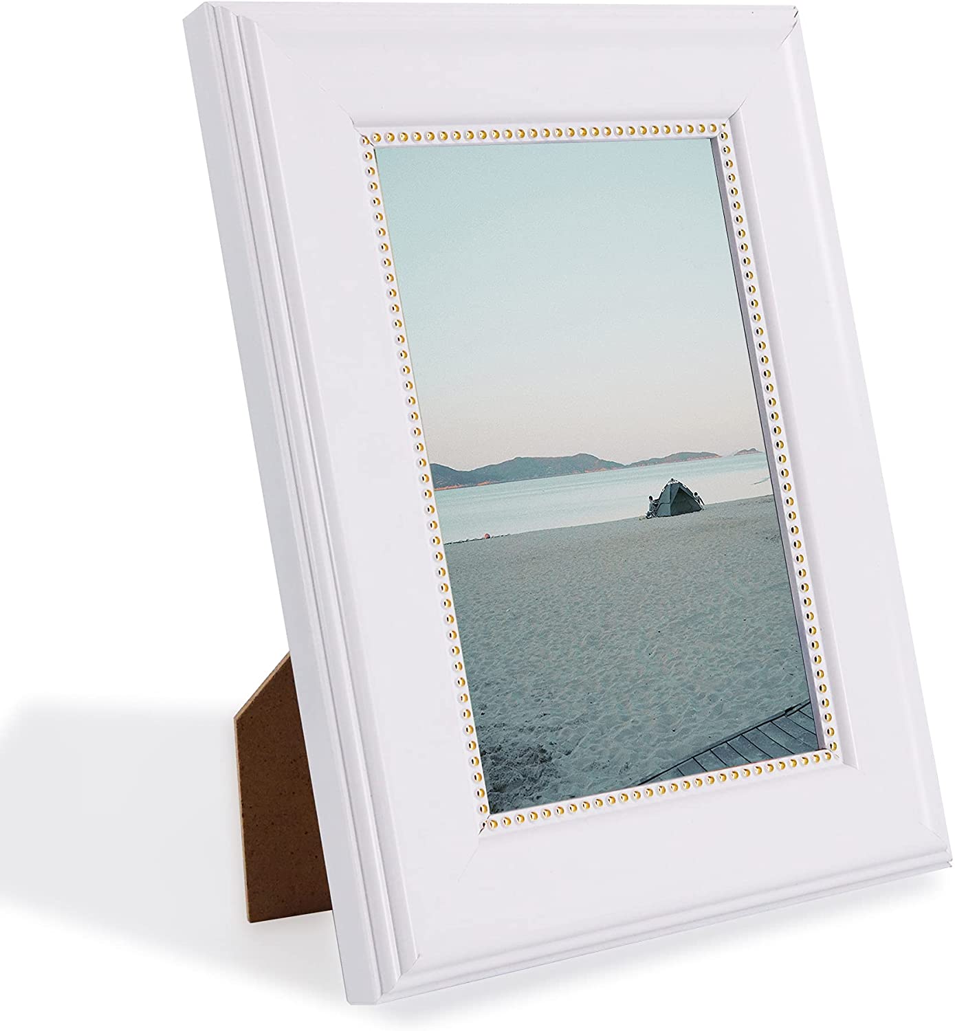 GraduationMall 4x6 Wood Picture Frames,Real Glass,Wall or Tabletop Display  Photo Frames,Oak Set of 2