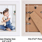White Picture Frame Photo Display with Gold Beading pack of 2 - 3 Sizes Available