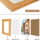 Wood Photo Frames with Real Glass for 4"×6" Pack of 2 - 3 Colors Available