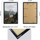 Hanging Poster Frame With UV Protection Acrylic Pack of 4 - 5 Sizes Available