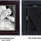 Mahogany Picture Frame Photo Display with Gold Beading pack of 2 - 3 Sizes Available