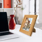 Wood Photo Frames with Real Glass for 4"×6" Pack of 2 - 3 Colors Available
