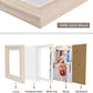 Wood Photo Frames with Real Glass for 8"×10" Pack of 2 - 3 Colors Available