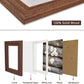 Wood Photo Frames with Real Glass for 8"×10" Pack of 2 - 3 Colors Available