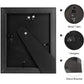 Black Picture Frame Photo Display with Silver Beading pack of 2 - 3 Sizes Available
