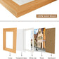 Wood Photo Frames with Real Glass for 8"×10" Pack of 2 - 3 Colors Available