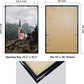 Hanging Poster Frame With UV Protection Acrylic Pack of 4 - 5 Sizes Available