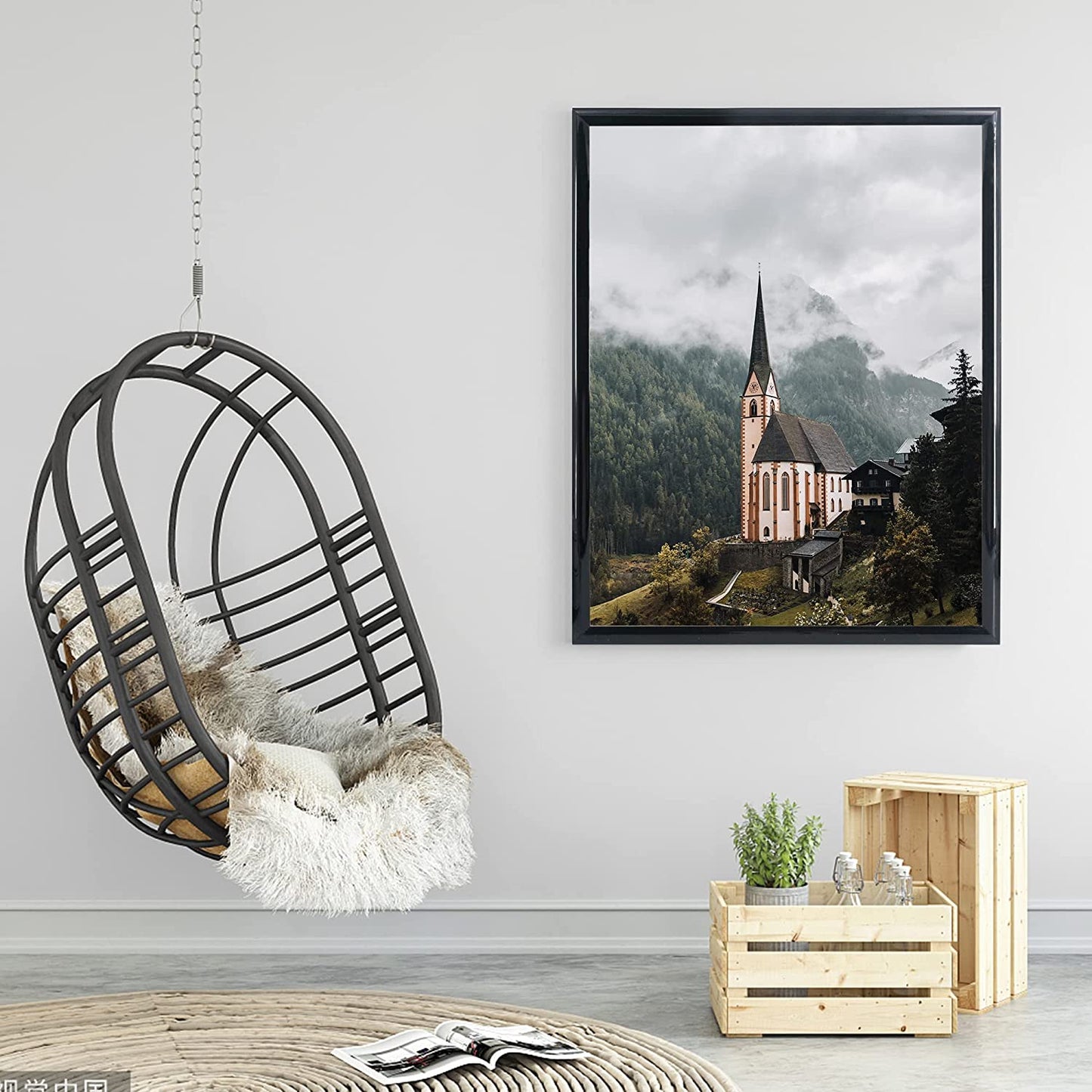 Hanging Poster Frame With UV Protection Acrylic Pack of 4 - 5 Sizes Available