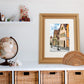 Wood Photo Frames with Real Glass for 8"×10" Pack of 2 - 3 Colors Available