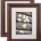 Wood Photo Frames with Real Glass for 8"×10" Pack of 2 - 3 Colors Available