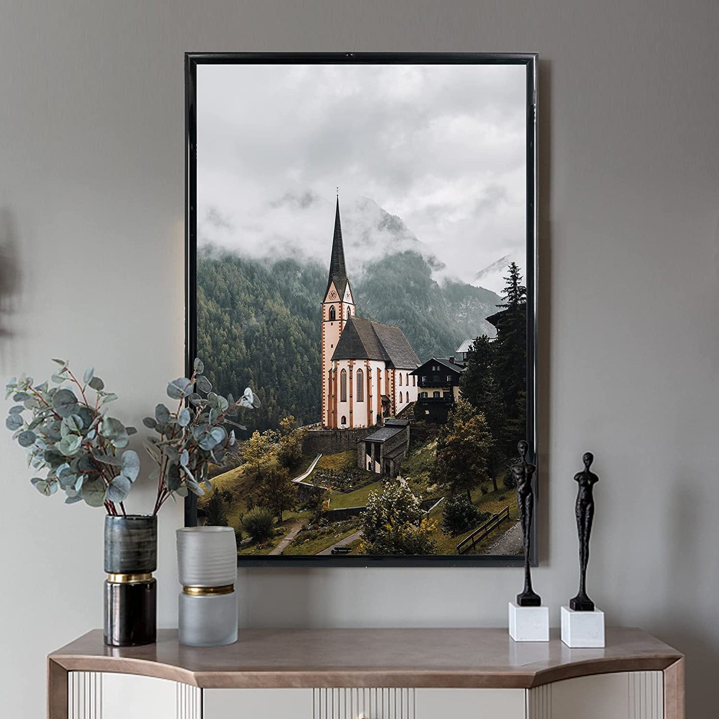 Hanging Poster Frame With UV Protection Acrylic Pack of 4 - 5 Sizes Available