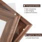 Wood Photo Frames with Real Glass for 4"×6" Pack of 2 - 3 Colors Available
