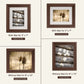 Wood Photo Frames with Real Glass for 8"×10" Pack of 2 - 3 Colors Available