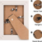 White Picture Frame Photo Display with Gold Beading pack of 2 - 3 Sizes Available
