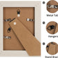 White Picture Frame Photo Display with Gold Beading pack of 2 - 3 Sizes Available
