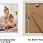 White Picture Frame Photo Display with Gold Beading pack of 2 - 3 Sizes Available