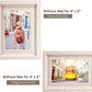 Wood Photo Frames with Real Glass for 4"×6" Pack of 2 - 3 Colors Available
