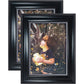 Black Picture Frame Photo Display with Silver Beading pack of 2 - 3 Sizes Available