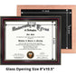Certificate Document Diploma Real Wood Frame for 8.5" x 11" - 3 Colors Available