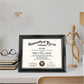 Certificate Document Diploma Real Wood Frame for 8.5" x 11" - 3 Colors Available