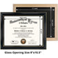 Certificate Document Diploma Real Wood Frame for 8.5" x 11" - 3 Colors Available