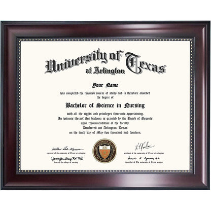 Certificate Document Diploma Recycled Polystyrene Frame for 8.5" x 11" - 2 Colors Available