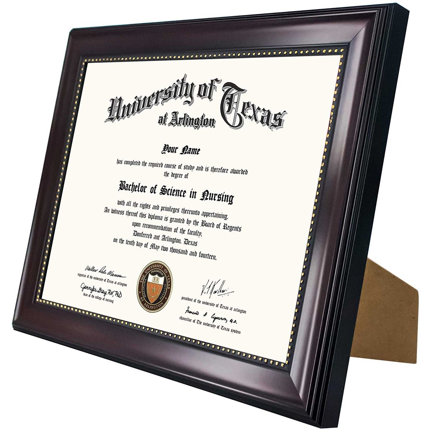 Certificate Document Diploma Recycled Polystyrene Frame for 8.5" x 11" - 2 Colors Available