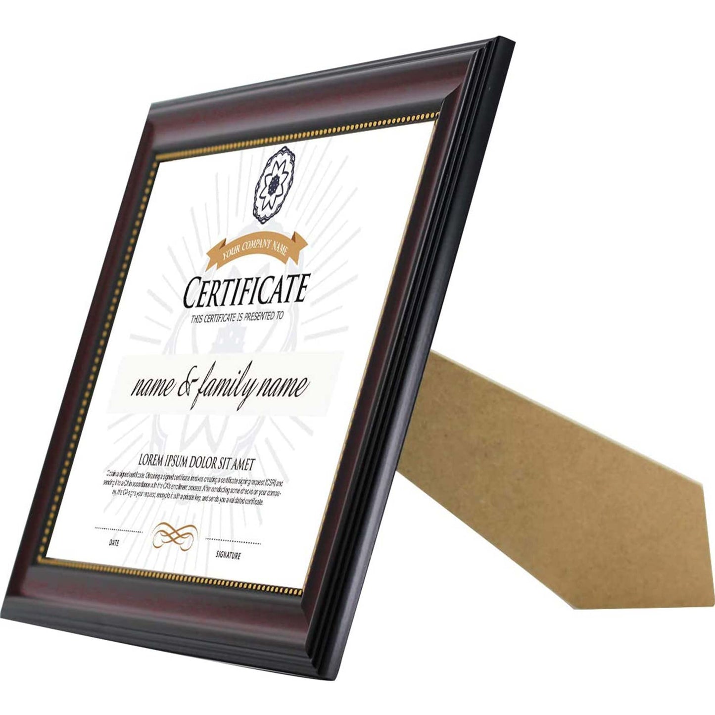 Certificate Document Diploma Recycled Polystyrene Frame for A4