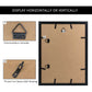 Graduation School Years K-12 Day Collage Wood with Double White Mat Photo Frame - 2 Colors Available